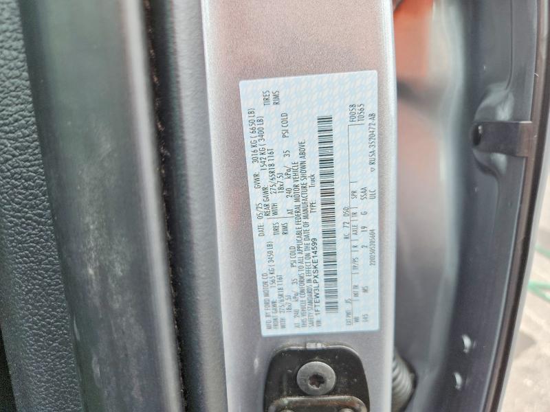 66233726 :رقم المزاد ، 1FTEW3LPXSKE14599 vin ، 2025 Ford F150 مزاد بيع