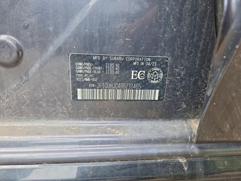 64094246 :رقم المزاد ، JF1GUHJC4R8231465 vin ، 2024 Subaru Impreza مزاد بيع