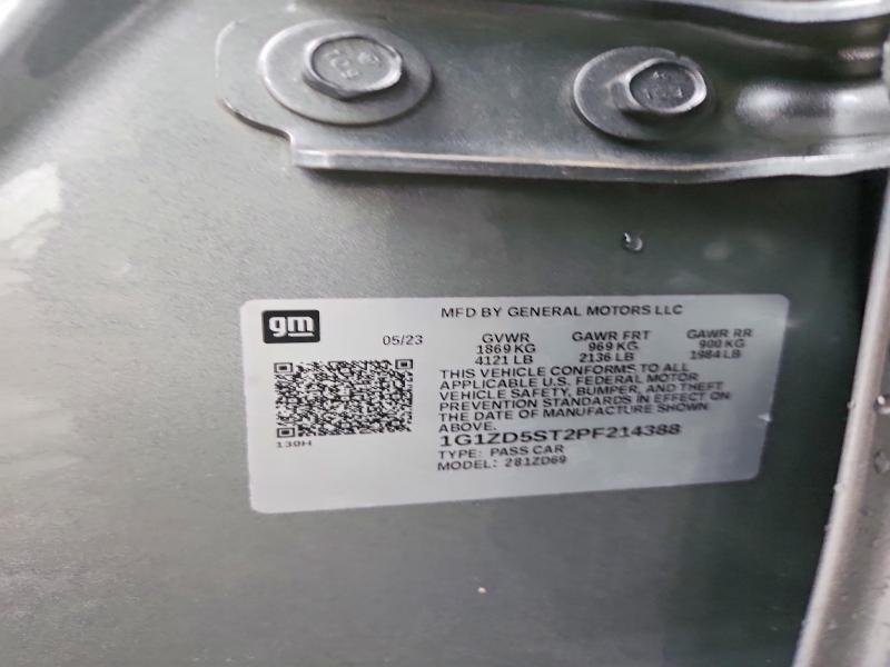 2023 Chevrolet Malibu მანქანა იყიდება აუქციონზე, vin: 1G1ZD5ST2PF214388, აუქციონის ნომერი: 64580146
