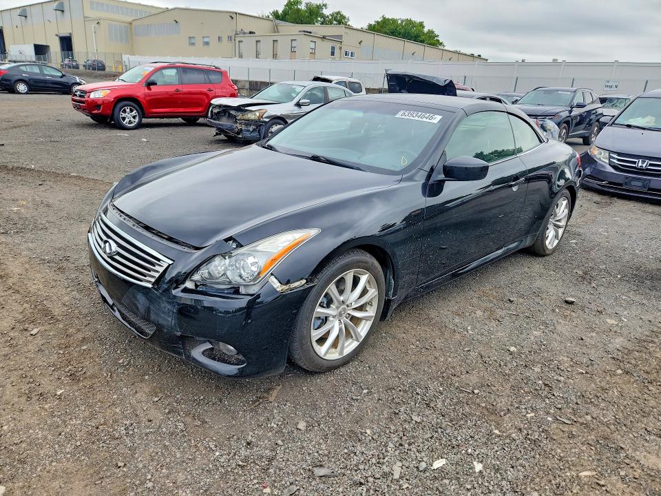 2013 Infiniti G37 Convertible მანქანა იყიდება აუქციონზე, vin: JN1CV6FE7DM772226, აუქციონის ნომერი: 63934646