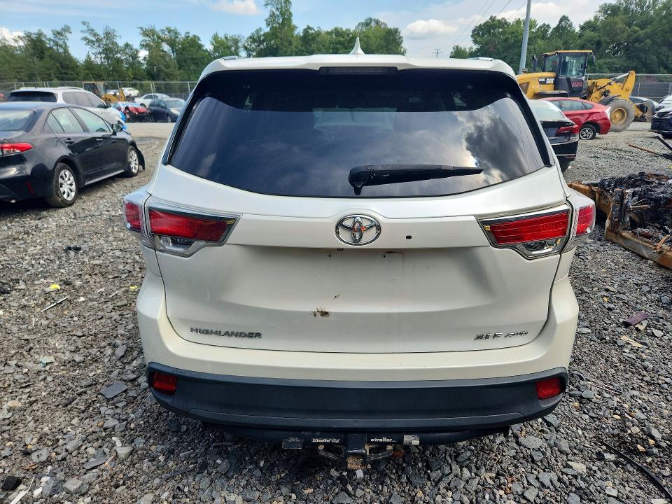 Aukcja sprzedaży 2016 Toyota Highlander, vin: 5TDJKRFHXGS258338, numer aukcji: 63394726