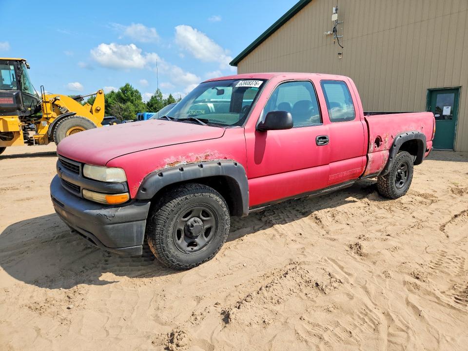 2002 Chevrolet Silverado მანქანა იყიდება აუქციონზე, vin: 2GCEK19T821311573, აუქციონის ნომერი: 63908376