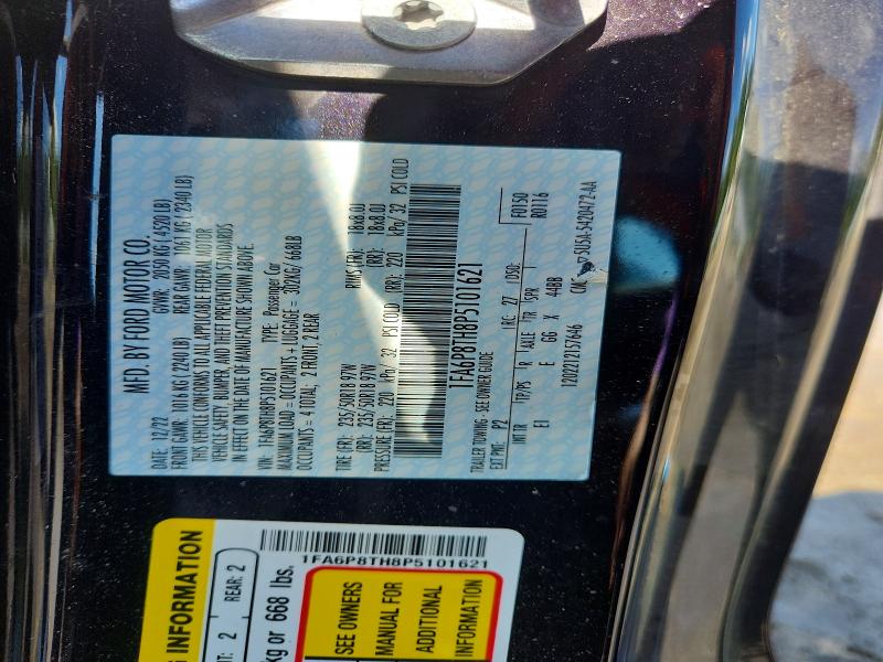 Продаж на аукціоні авто 2023 Ford Mustang, vin: 1FA6P8TH8P5101621, номер лоту: 65722916