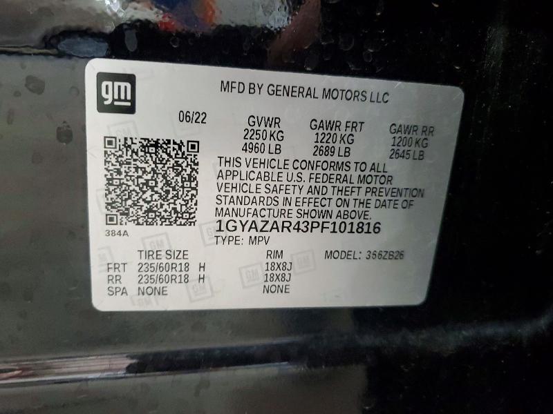 Продаж на аукціоні авто 2023 Cadillac Xt4, vin: 1GYAZAR43PF101816, номер лоту: 67003646