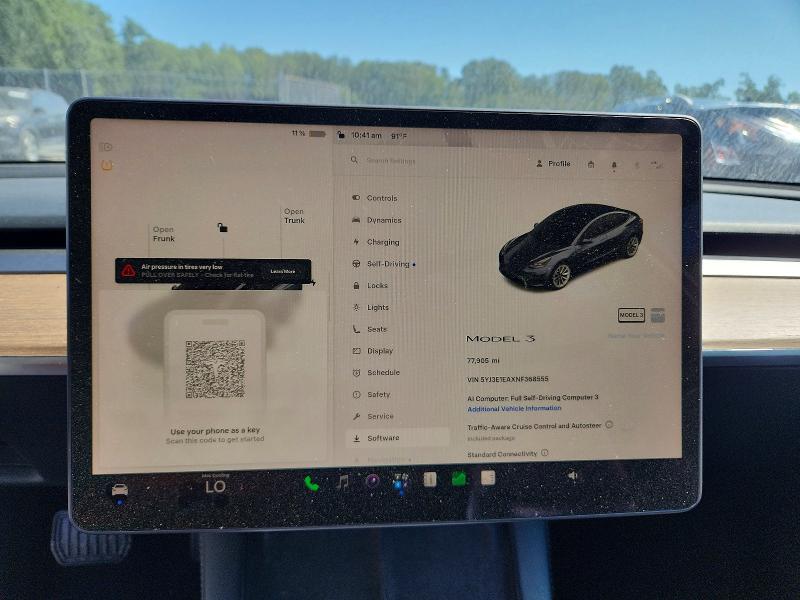 Продаж на аукціоні авто 2022 Tesla Model 3, vin: 5YJ3E1EAXNF368555, номер лоту: 65057776