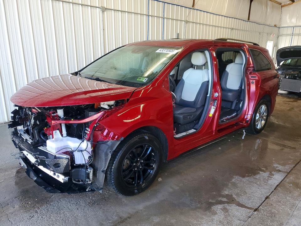63370506 :رقم المزاد ، 5TDXSKFC9PS105908 vin ، 2023 Toyota Sienna مزاد بيع