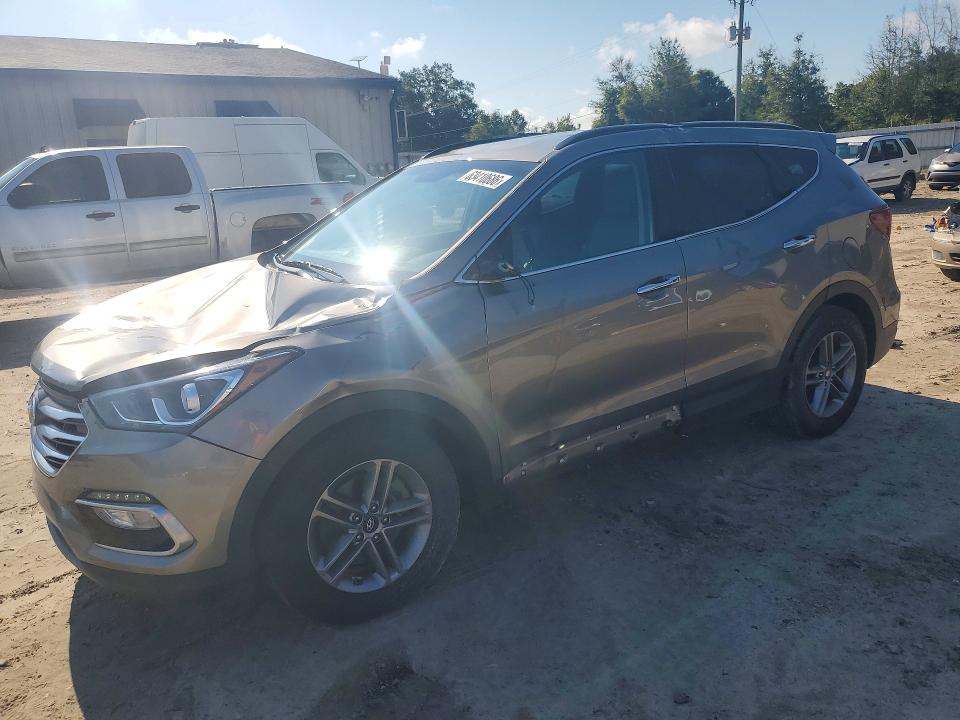 63410686 :رقم المزاد ، 5XYZU3LB0JG551955 vin ، 2018 Hyundai Santa Fe Sport مزاد بيع