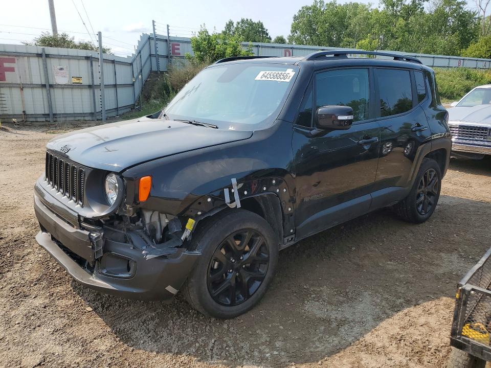 2018 Jeep Renegade მანქანა იყიდება აუქციონზე, vin: ZACCJBBB3JPG72845, აუქციონის ნომერი: 64558856