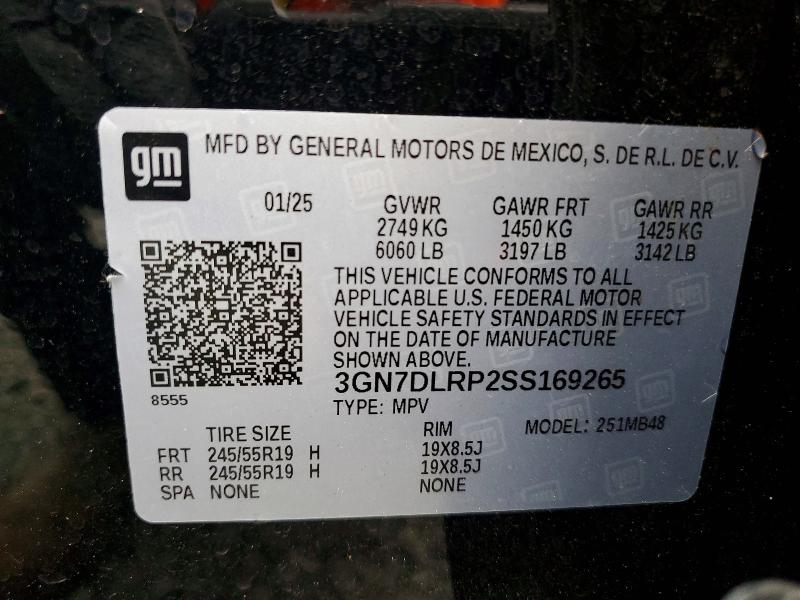 Продажа на аукционе авто 2025 Chevrolet Equinox, vin: 3GN7DLRP2SS169265, номер лота: 62516736