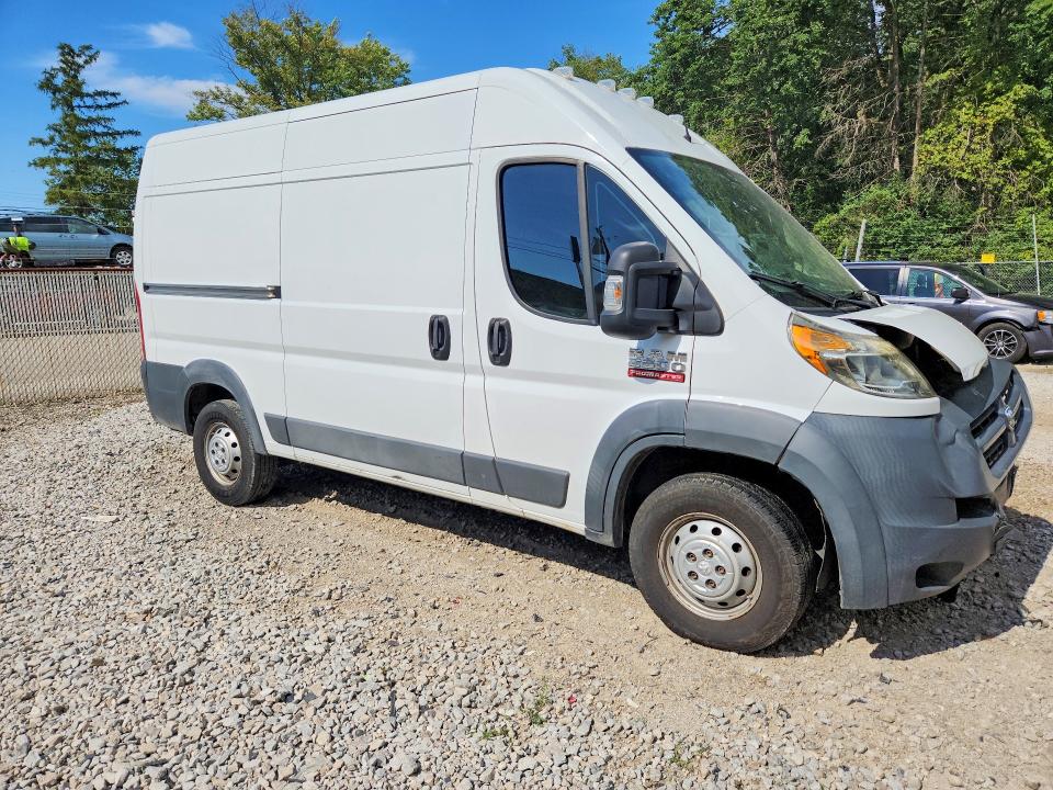 2016 Ram Promaster 2500 მანქანა იყიდება აუქციონზე, vin: 3C6TRVCG9GE130618, აუქციონის ნომერი: 66606286