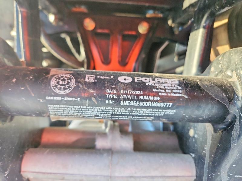 64363946 :رقم المزاد ، 3NESEE500RN669777 vin ، 2024 Polaris Sportsman مزاد بيع