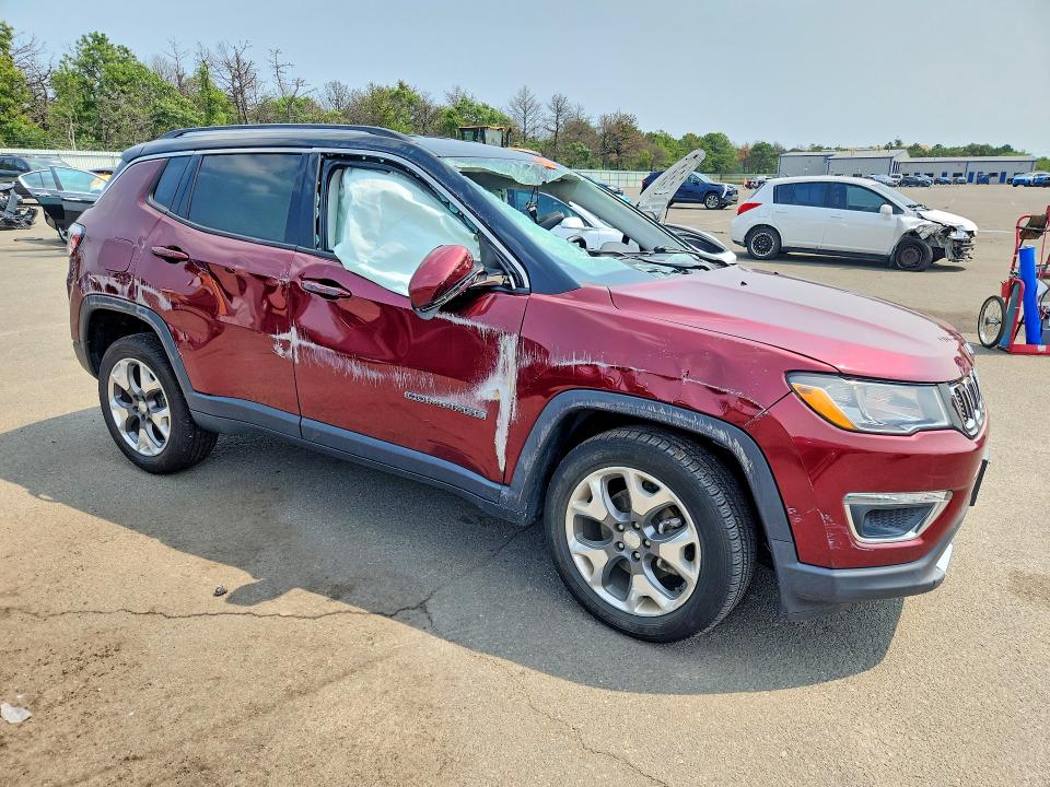 2020 Jeep Compass მანქანა იყიდება აუქციონზე, vin: 3C4NJDCB9LT221837, აუქციონის ნომერი: 64376006