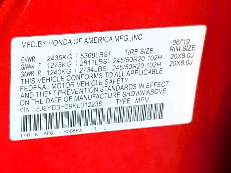 Продажа на аукционе авто 2019 Acura Mdx, vin: 5J8YD3H59KL012238, номер лота: 65893736