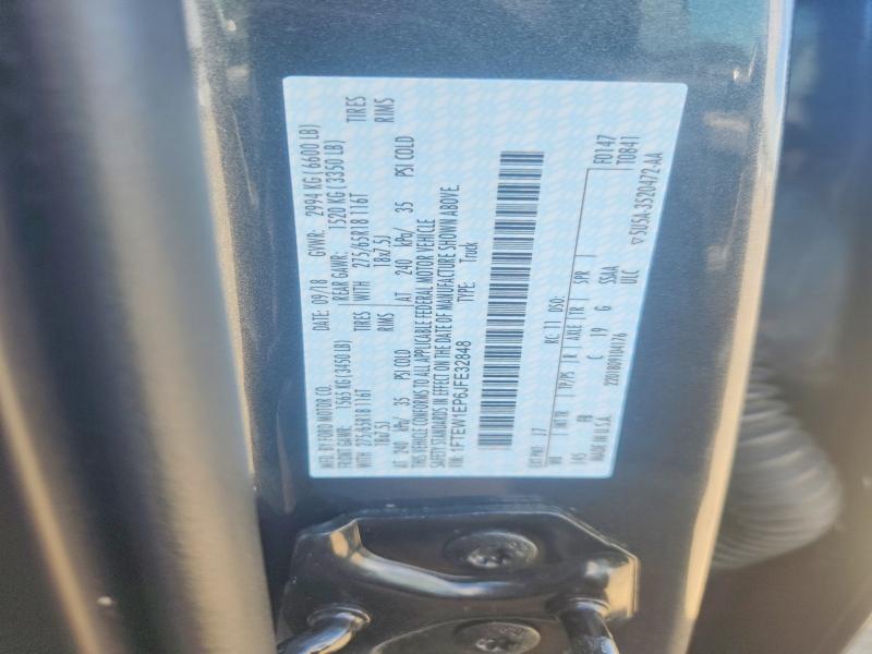 Aukcja sprzedaży 2018 Ford F150, vin: 1FTEW1EP6JFE32848, numer aukcji: 64772516