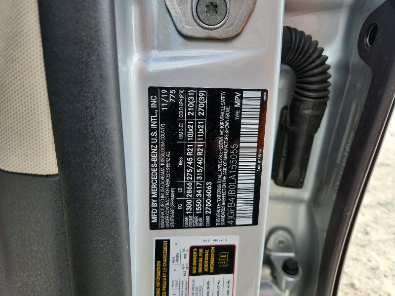 Продажа на аукционе авто 2020 Mercedes-benz Gle, vin: 4JGFB4JB0LA155055, номер лота: 64506246