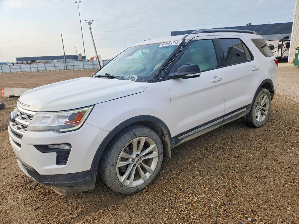 63653716 :رقم المزاد ، 1FM5K8D81JGA33107 vin ، 2018 Ford Explorer مزاد بيع