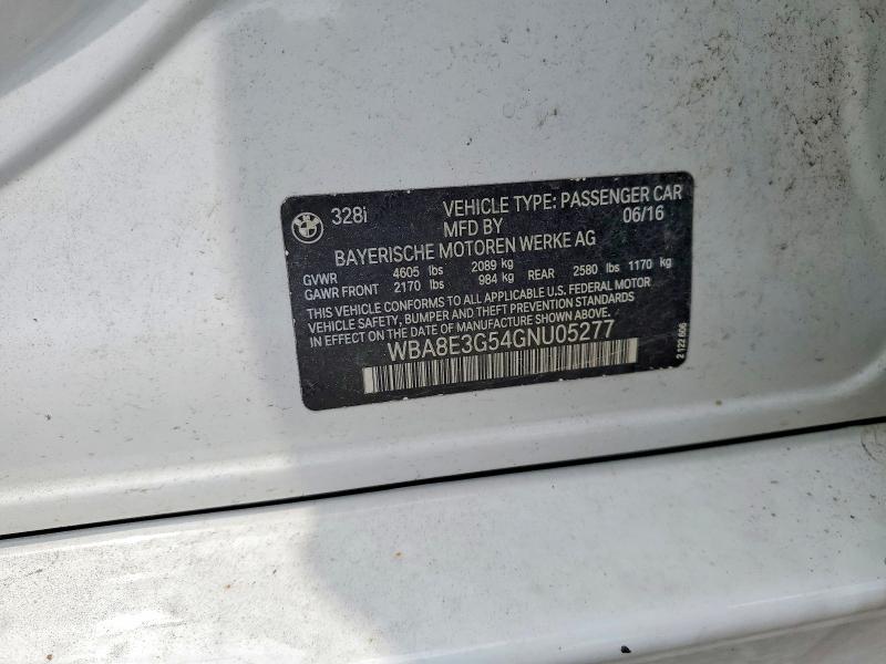 Aukcja sprzedaży 2016 Bmw 328, vin: WBA8E3G54GNU05277, numer aukcji: 66884246