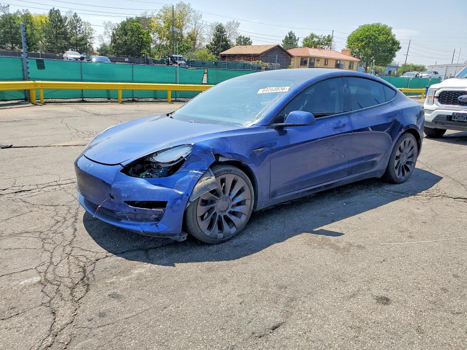 Auction sale of the 2021 Tesla Model 3, vin: 5YJ3E1EC5MF997186, lot number: 64263836