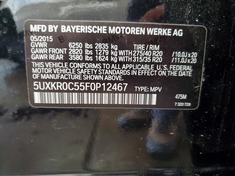 Aukcja sprzedaży 2015 Bmw X5, vin: 5UXKR0C55F0P12467, numer aukcji: 66691516