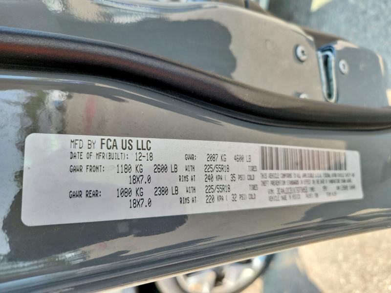 64847766 :رقم المزاد ، 3C4NJDCB1KT673053 vin ، 2019 Jeep Compass مزاد بيع