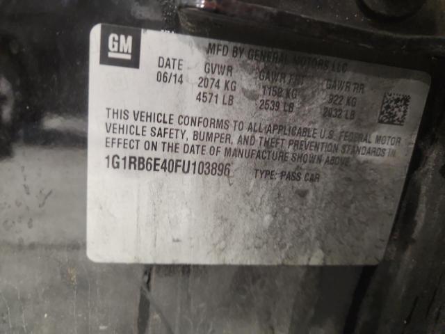 Продажа на аукционе авто 2015 Chevrolet Volt, vin: 1G1RB6E40FU103896, номер лота: 63479656