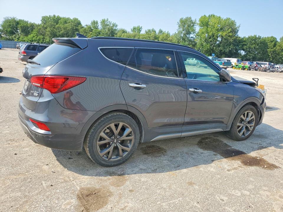 2017 Hyundai Santa Fe Sport მანქანა იყიდება აუქციონზე, vin: 5XYZW4LA4HG384727, აუქციონის ნომერი: 63564736