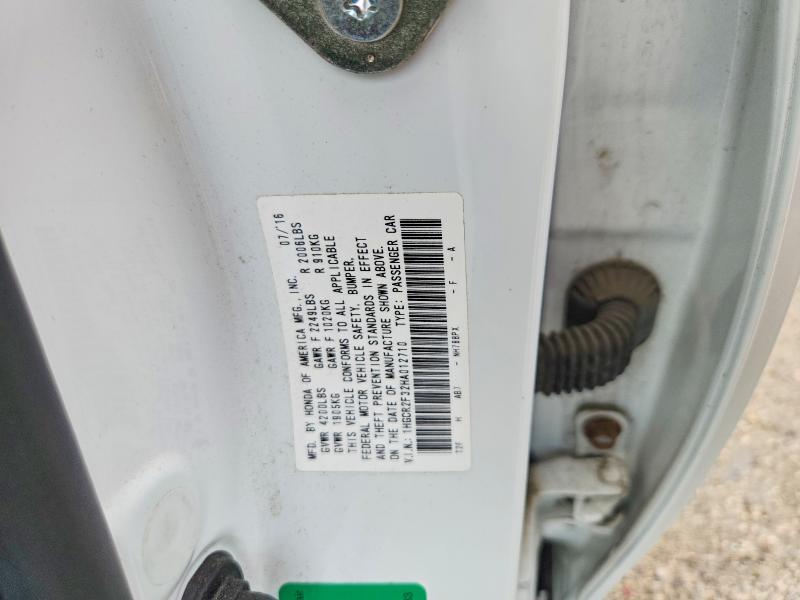 64386496 :رقم المزاد ، 1HGCR2F32HA012710 vin ، 2017 Honda Accord مزاد بيع