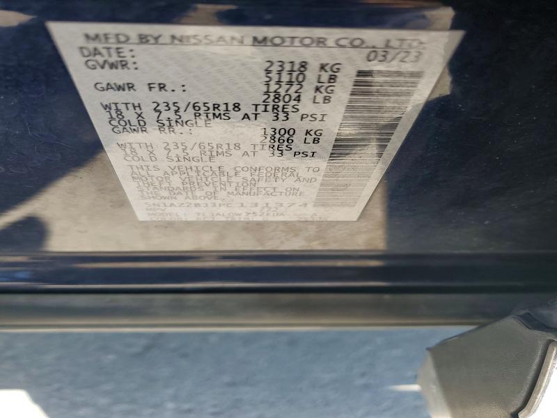 Aukcja sprzedaży 2023 Nissan Murano, vin: 5N1AZ2BJ3PC131374, numer aukcji: 66511536