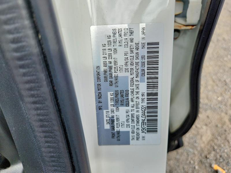 Продаж на аукціоні авто 2018 Mazda Cx-5, vin: JM3KFBBM4J0444221, номер лоту: 63781596
