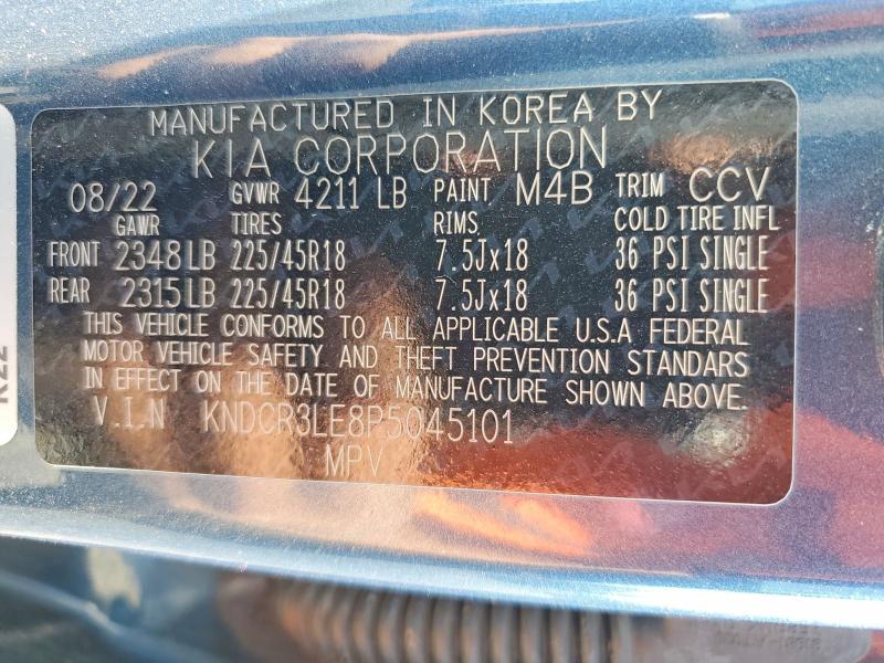 Aukcja sprzedaży 2023 Kia Niro, vin: KNDCR3LE8P5045101, numer aukcji: 64507706