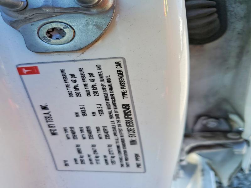 2018 Tesla Model 3 მანქანა იყიდება აუქციონზე, vin: 5YJ3E1EB8JF092458, აუქციონის ნომერი: 61643426
