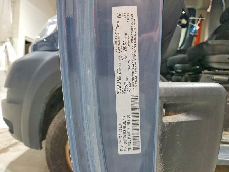 Aukcja sprzedaży 2021 Ram Promaster 3500, vin: 3C6FRVJG5ME503777, numer aukcji: 63836456
