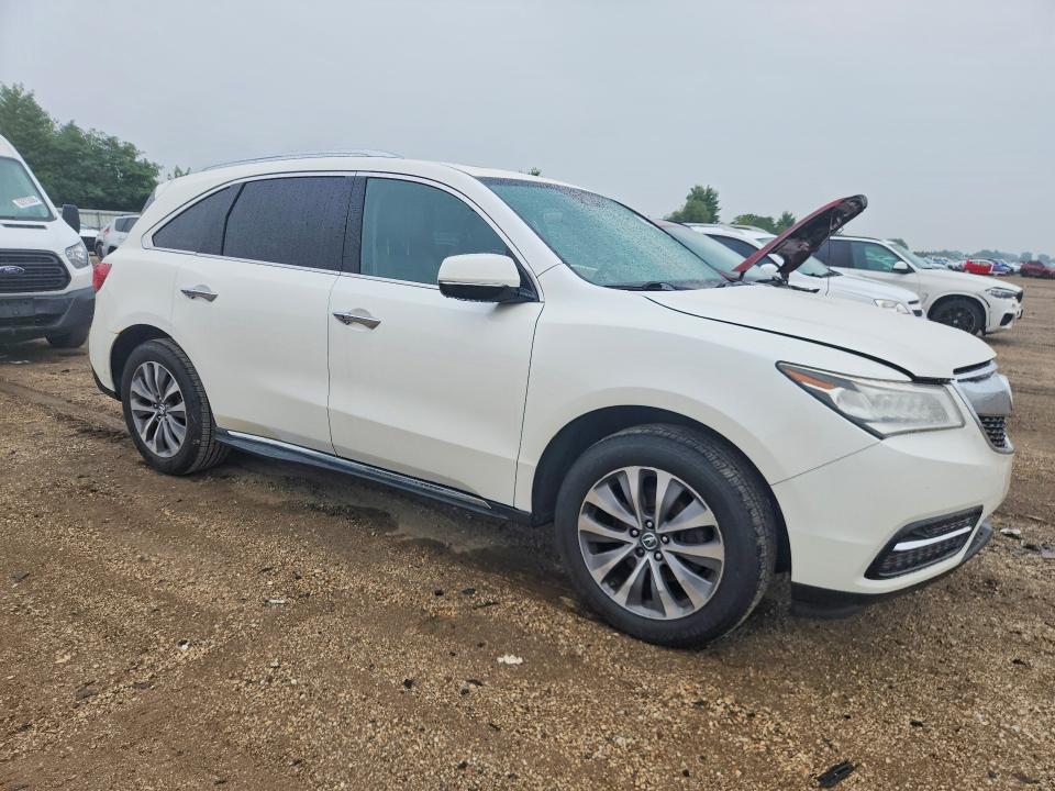 2014 Acura Mdx მანქანა იყიდება აუქციონზე, vin: 5FRYD4H41EB027351, აუქციონის ნომერი: 64435376