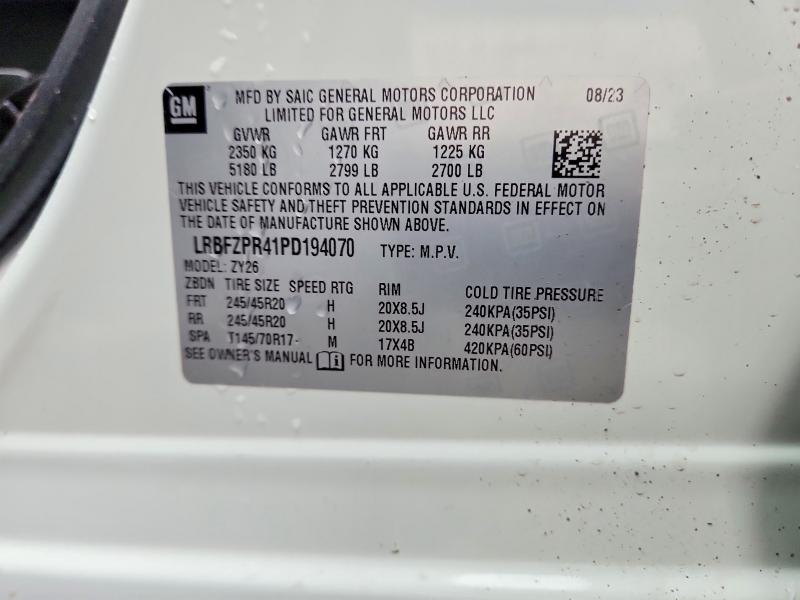 Aukcja sprzedaży 2023 Buick Envision, vin: LRBFZPR41PD194070, numer aukcji: 65811776