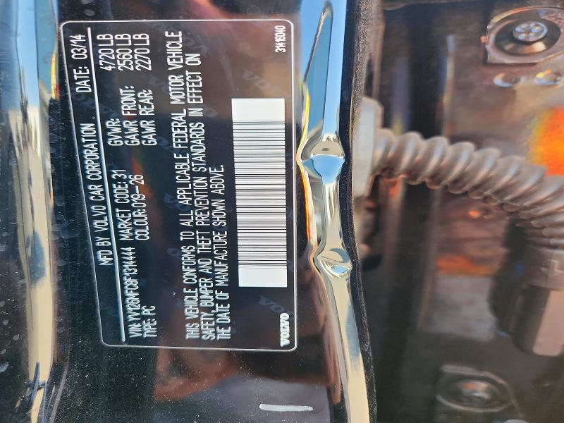 Aukcja sprzedaży 2015 Volvo S60, vin: YV126MFC8F1314444, numer aukcji: 64781006