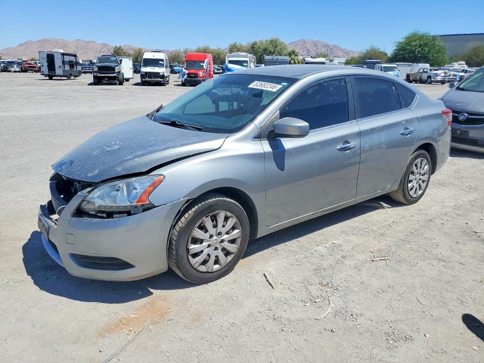 2014 Nissan Sentra მანქანა იყიდება აუქციონზე, vin: 3N1AB7AP6EY262625, აუქციონის ნომერი: 63682246