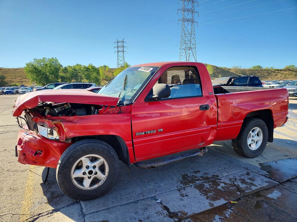65790386 :رقم المزاد ، 1B7HC16Z91S144531 vin ، 2001 Dodge Ram 1500 مزاد بيع