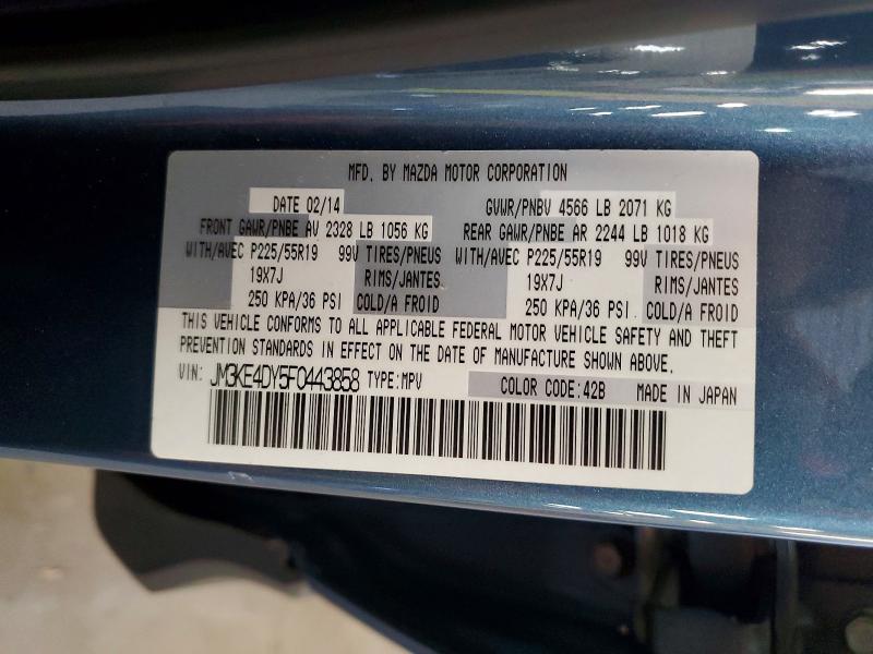 Aukcja sprzedaży 2015 Mazda Cx-5, vin: JM3KE4DY5F0443858, numer aukcji: 65672906