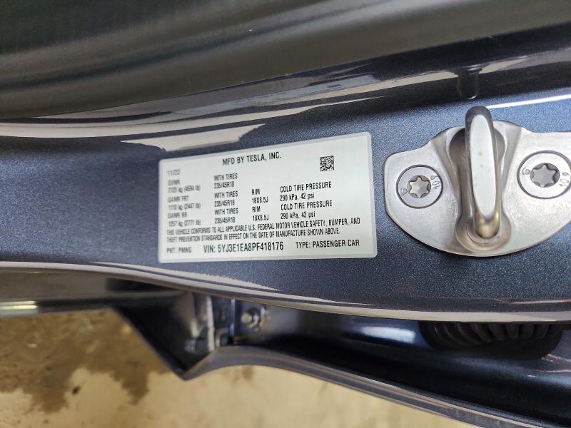 Auction sale of the 2023 Tesla Model 3, vin: 5YJ3E1EA8PF418176, lot number: 62740406