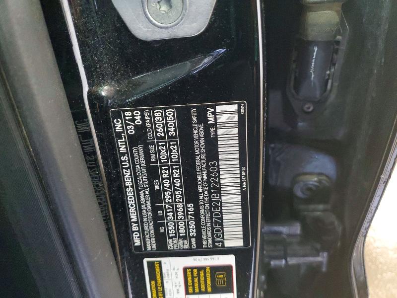 Продажа на аукционе авто 2018 Mercedes-benz Gls, vin: 4JGDF7DE2JB122603, номер лота: 66406096
