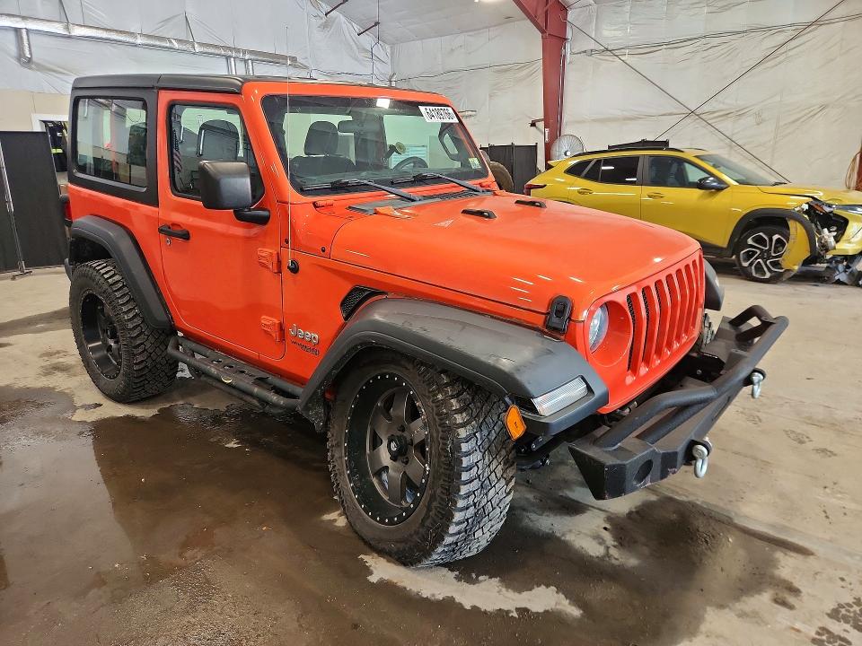 2018 Jeep Wrangler მანქანა იყიდება აუქციონზე, vin: 1C4GJXAN4JW288327, აუქციონის ნომერი: 64189766