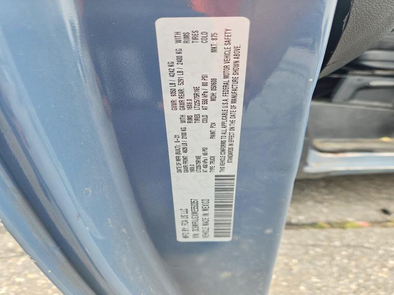 62543786 :رقم المزاد ، 3C6MRVJGXME550357 vin ، 2021 Ram Promaster 3500 مزاد بيع