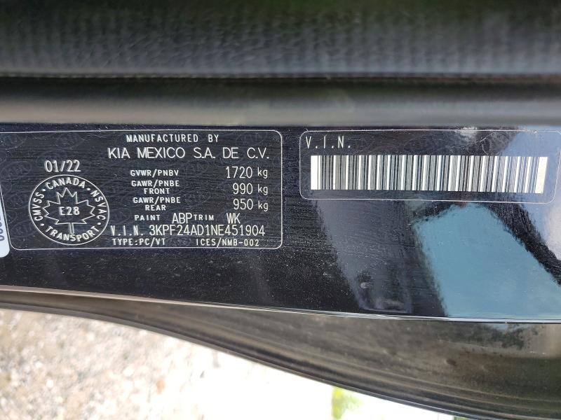 Продаж на аукціоні авто 2022 Kia Forte, vin: 3KPF24AD1NE451904, номер лоту: 63831856