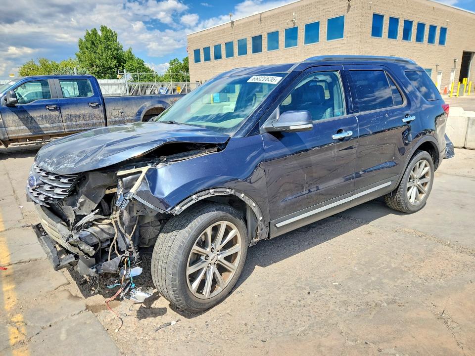 66820636 :رقم المزاد ، 1FM5K8FH2HGB45924 vin ، 2017 Ford Explorer مزاد بيع