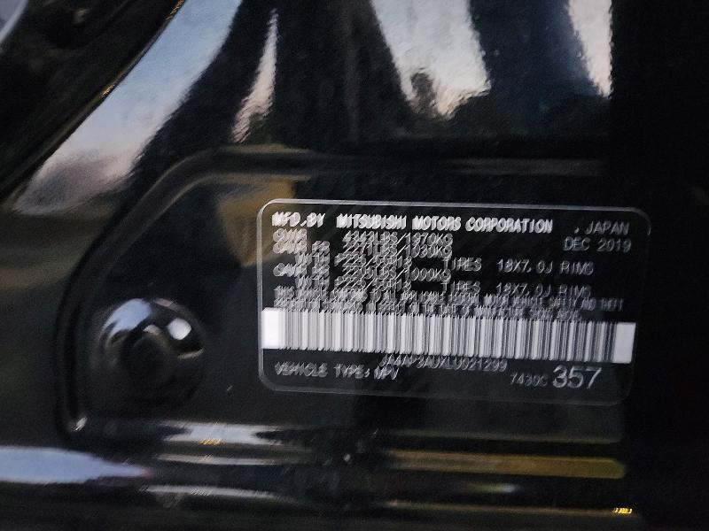 Aukcja sprzedaży 2020 Mitsubishi Outlander Sport, vin: JA4AP3AUXLU021299, numer aukcji: 66947896