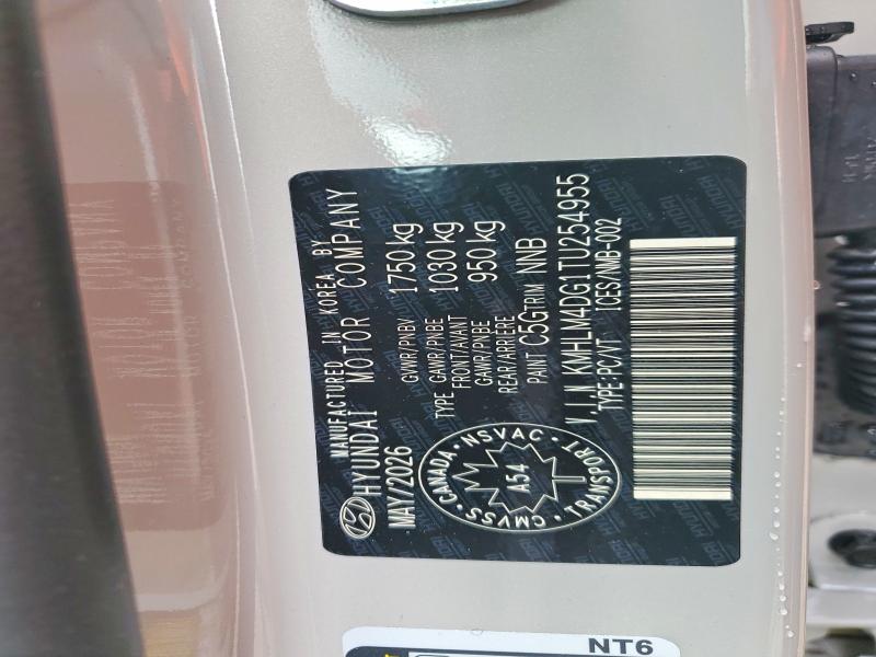 66388926 :رقم المزاد ، KMHLM4DG1TU254955 vin ، 2026 Hyundai Elantra مزاد بيع