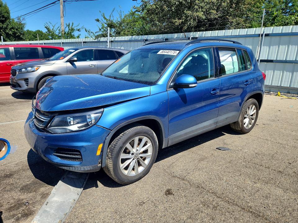 Aukcja sprzedaży 2018 Volkswagen Tiguan Limited, vin: WVGBV7AX8JK004376, numer aukcji: 66440176