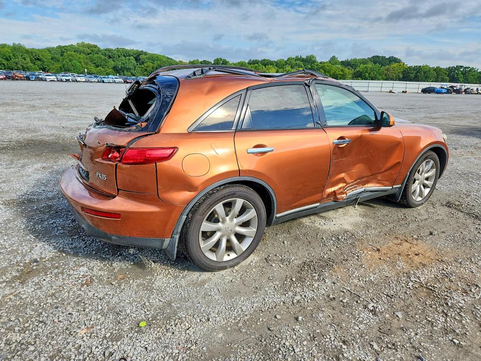 63836356 :رقم المزاد ، JNRAS08W13X205068 vin ، 2003 Infiniti Fx35 مزاد بيع