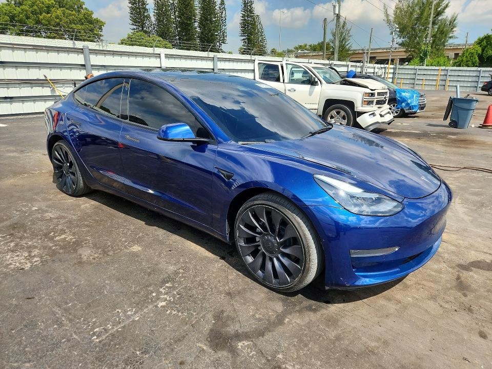 66130206 :رقم المزاد ، 5YJ3E1EA5NF287379 vin ، 2022 Tesla Model 3 مزاد بيع