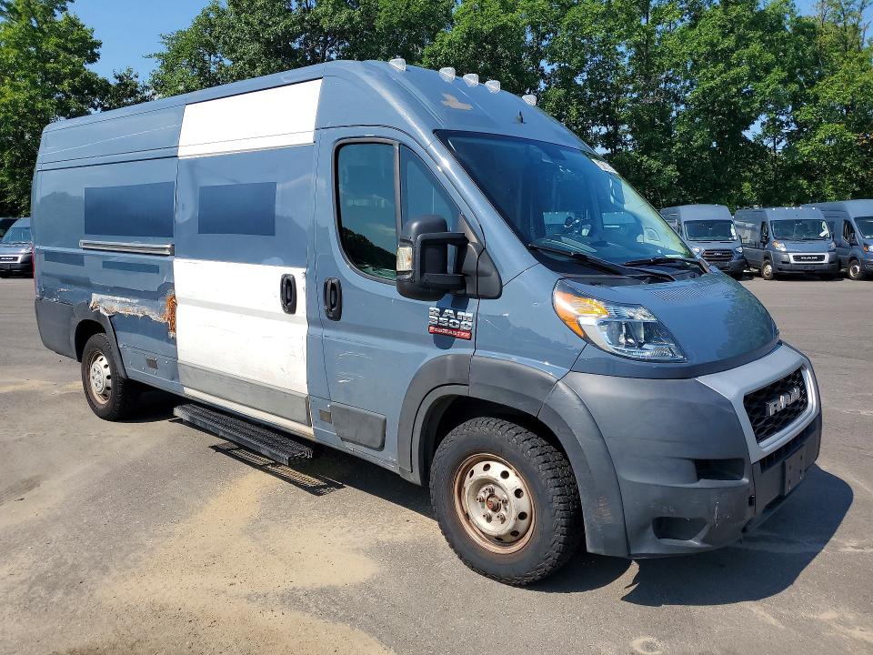 2020 Ram Promaster 3500 მანქანა იყიდება აუქციონზე, vin: 3C6URVJG6LE143828, აუქციონის ნომერი: 64186006